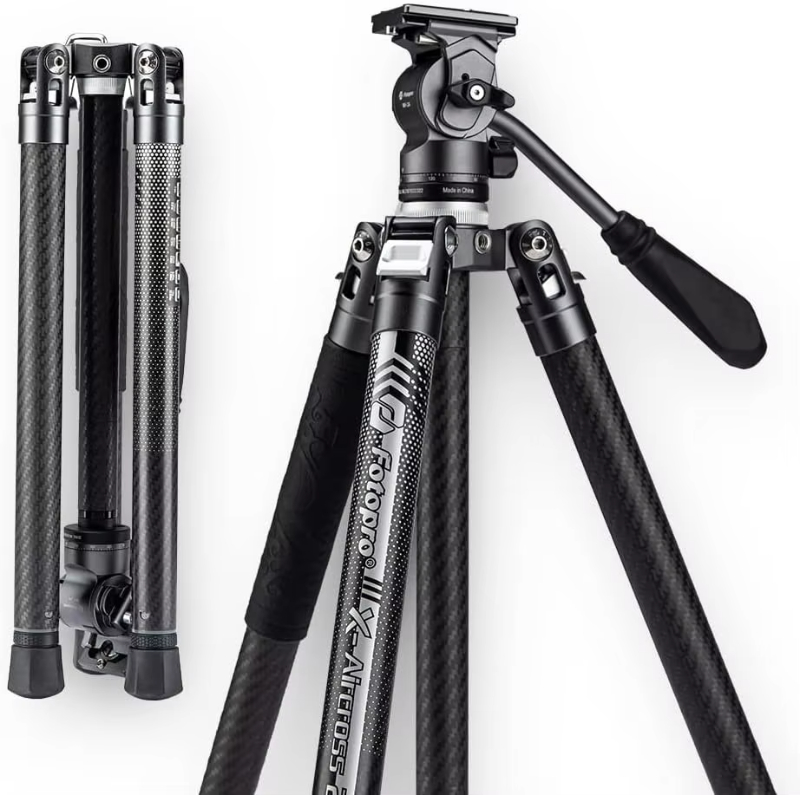 Tripod Carbon Fiber Digital Professional Video Carbon Fiber Tripod Outdoor Travel Portable Photography Camera Tripod