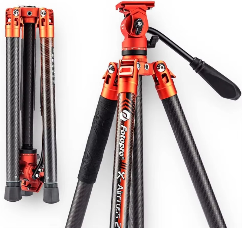 New Design Professional Video Camera Tripods Multifunction Carbon Fiber Tripod Professional Photographic Tripod