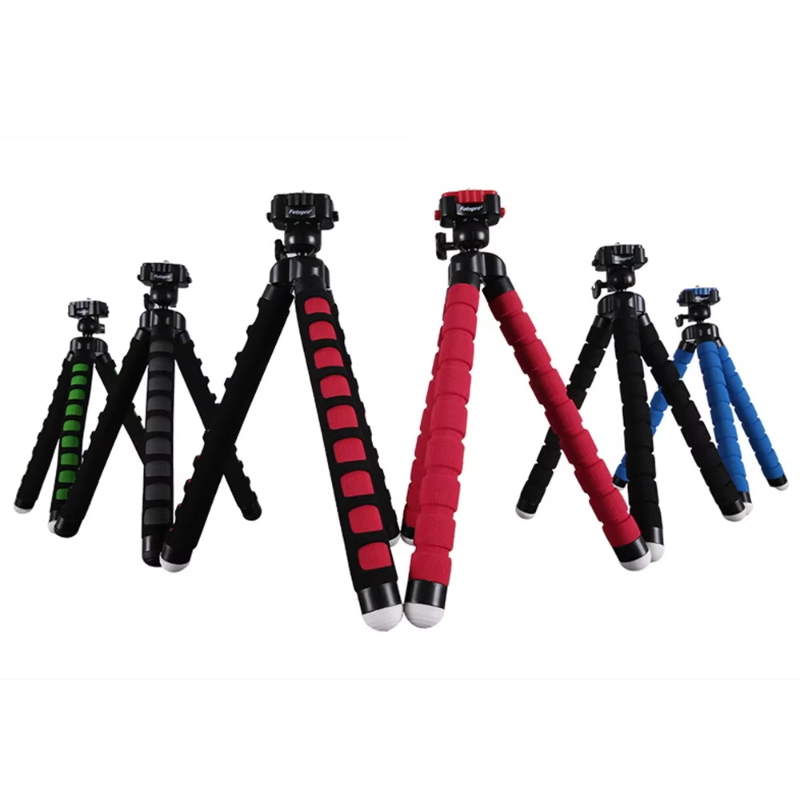Fotopro Hot Wholesale Popular Mini Sponge and ABS Plastic Flexible Octopus Tipod