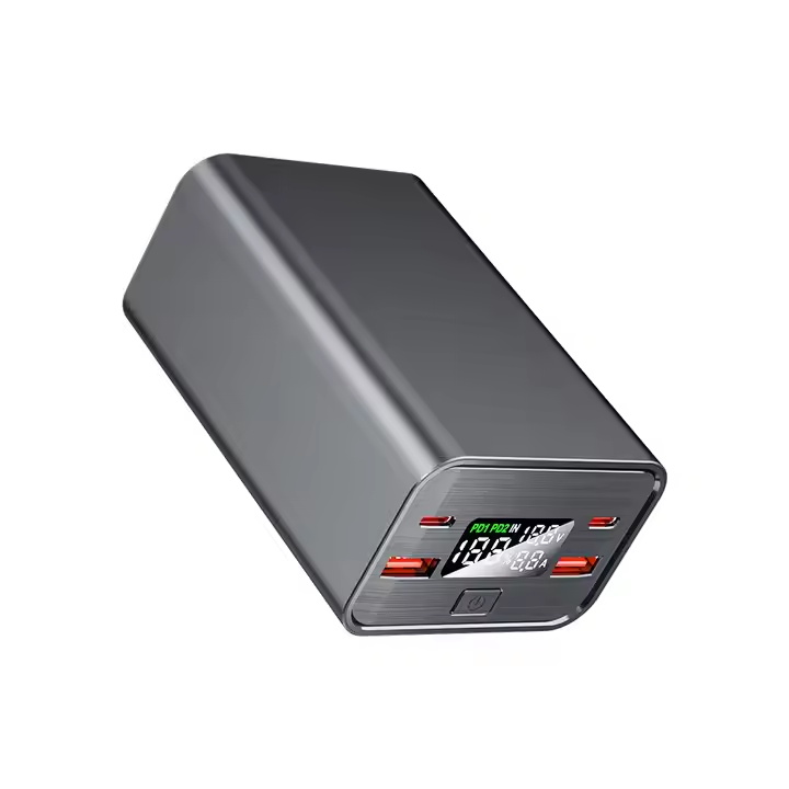 LANY Portable Charger 30000mAh Power Banks Mobile Phone Dual USB Quick Charge High capacity Power Bank with Digital Display