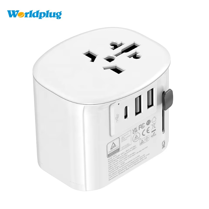 Worldplug CE_CB International Travel Adaptor Grounding Worldwide Universal Travel Plug Adapters Charger with USB