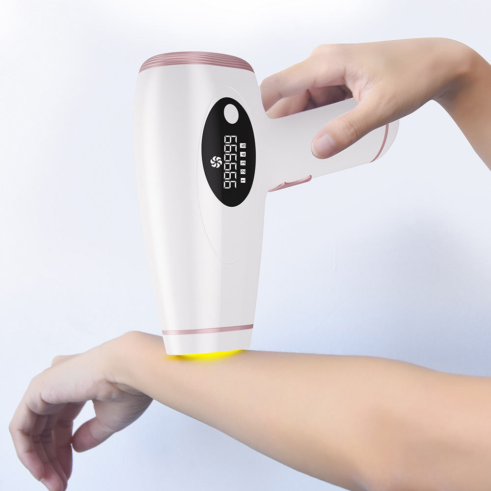 Handheld Gun Shape Handset Home Use Hair Remover Device Women Permanently Facial IPL Laser Hair Removal Machine Portable