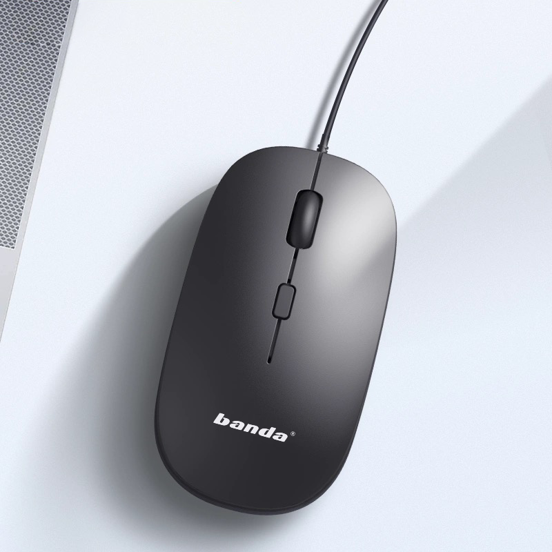 Wholesale Price Cheap Ultra-thin USB Optical Wired Mouse Ergonomic Design Office Home Universal Mice for Computer Laptop
