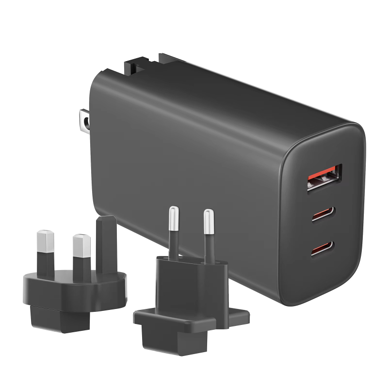 CE Certified 65W GaN Wall Charger Multi-Ports USB-C Adapter for Phone _Laptop Charger for Macbook