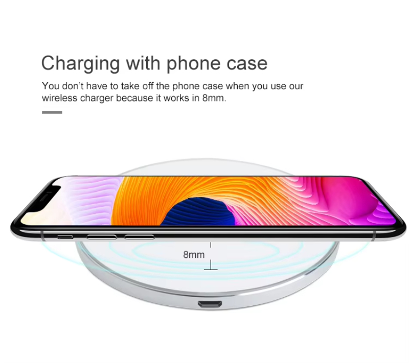 DC5V 2A _ DC9V 1.67A Input and 1 x USB Port wireless portable charger