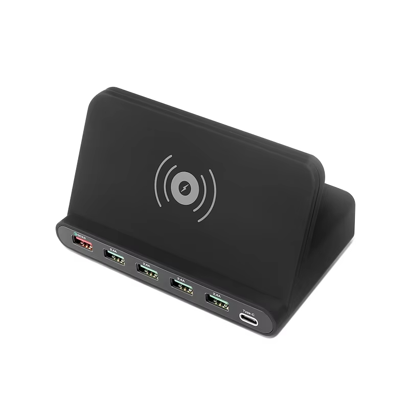 Manufacturer Fast Charger 6 USB Ports Type-c Wireless Charger For Phones