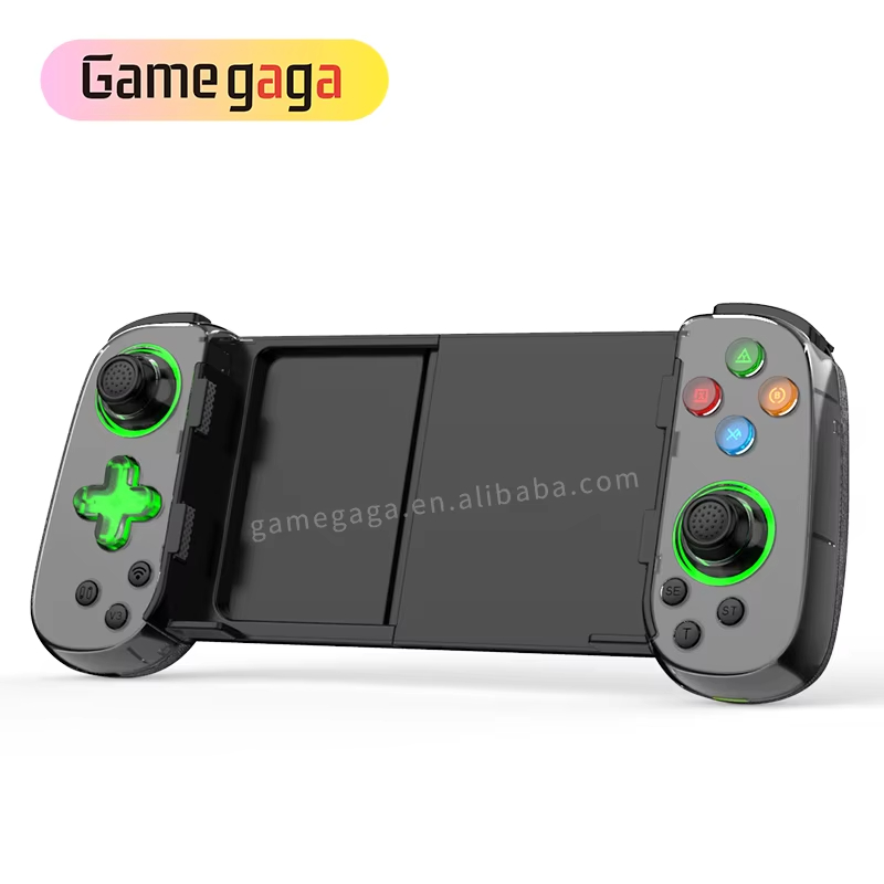 A D7 Led Joystick BT5.0 Wireless Portable Stretching Gamepad Wireless Game Controller D6 For Mobile phone Android PC Win7