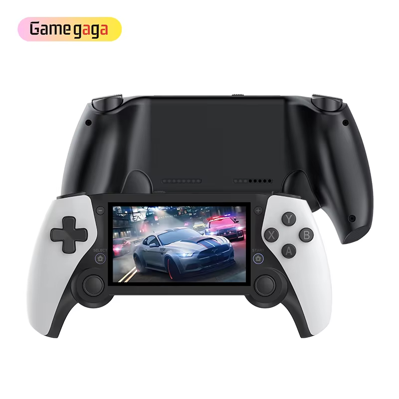 A M25 Handheld Game Console 4.3'' IPS Screen EmuELEC System RK3566 Dual Joystick Retro Video Game Player Supports For Ps1 PSP