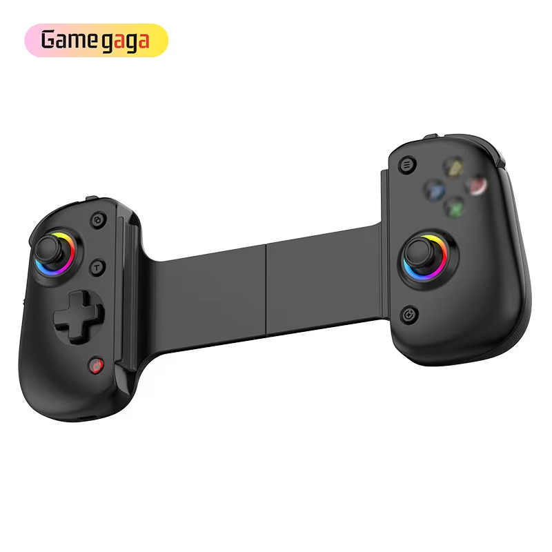 Ye BSP-D8 PRO RGB Retractable BT Gaming Gamepad Handle Stretching Joystick For Switch P3 P4 Android IOS PC Gamepad