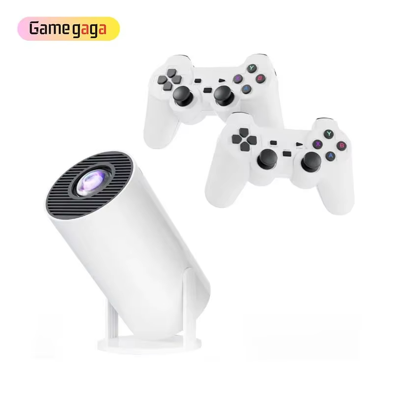 Ye M300 Max Game Projector 2 In 1 With Joystick 64GB Wifi 4K Output TV Smart Home Projector Video Game Console Android 11