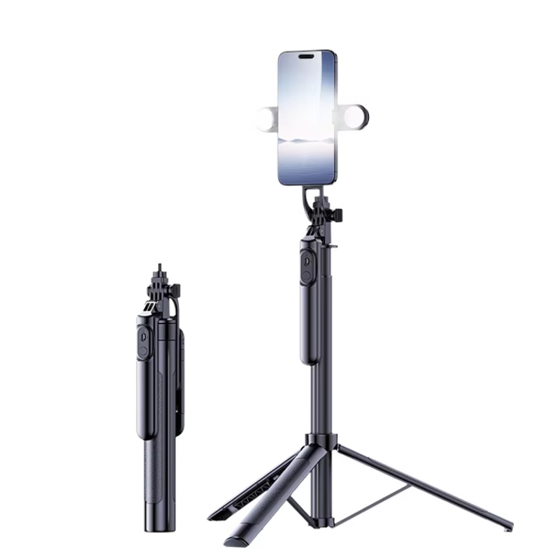 Selfie Stick and Wireless Remote 360 Rotation Extendable and Foldable Tripod Mount for Mobile Phone Mini Aluminium Alloy
