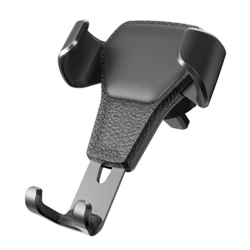 ABS car leather phone holder Car air outlet gravity phone holder