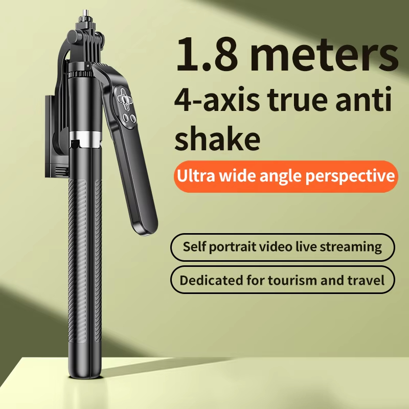 Portable Flexible Mobile Stand Tripod Wireless Selfie Stick Can Be Freely Adjusted Horizontal Vertical Screen
