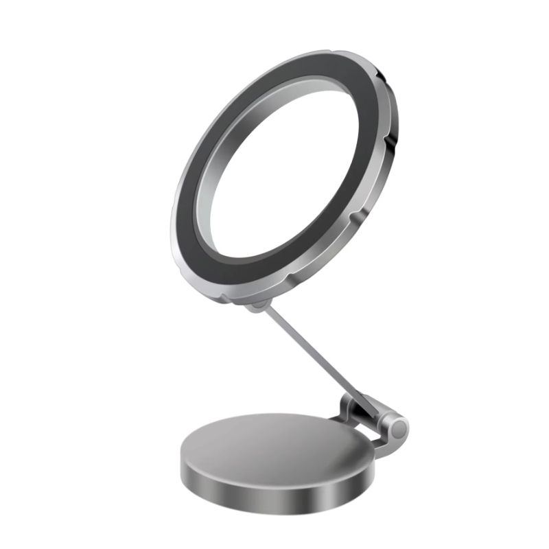Car folding magnet phone holder powerful magnetic suction cup instrument panel multifunctional phone holder