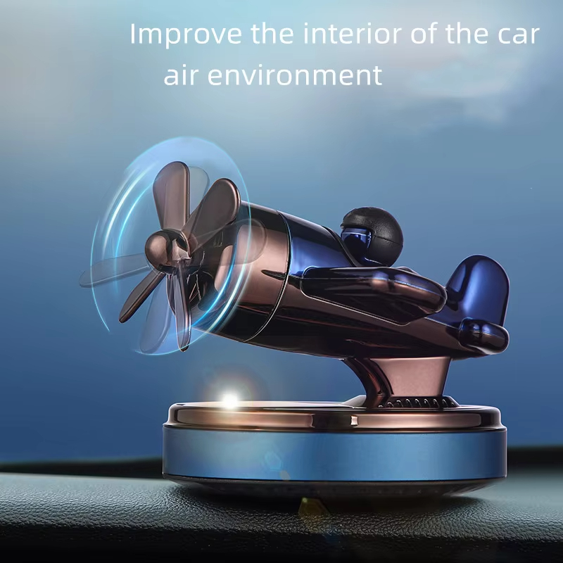 Car Liquid Essential Oil Perfume Holder Airplane Perfume Solar Fighter Air Freshener Perfume
