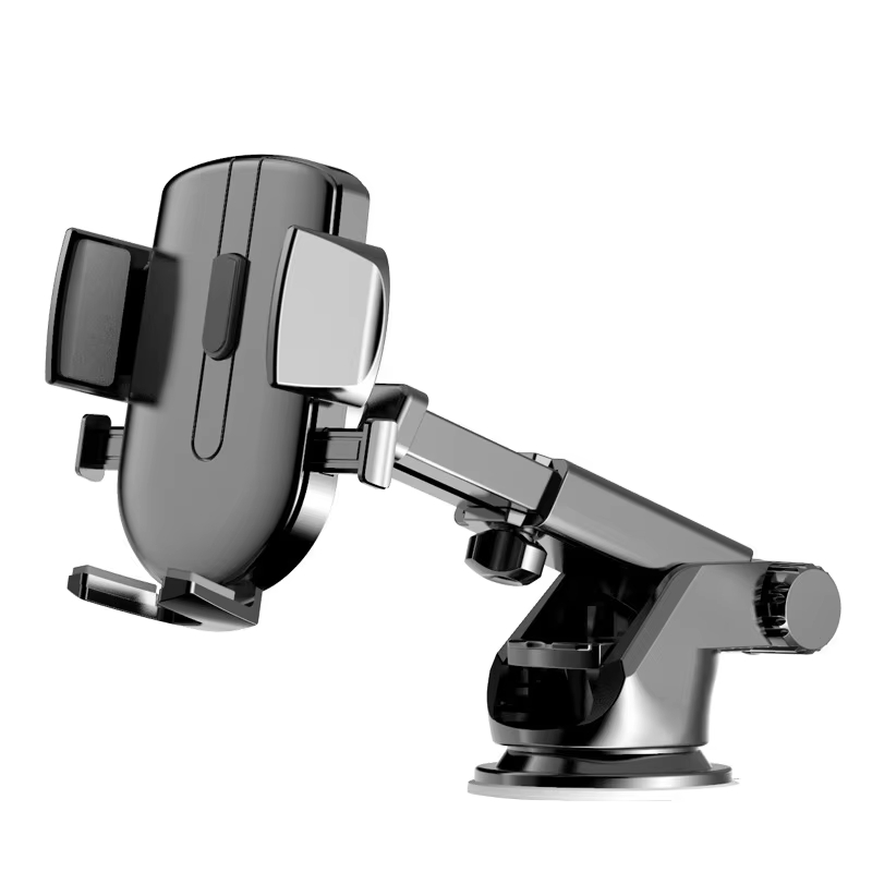 Car mobile phone bracket multi-function suction cup 360 rotating center console mobile phone bracket