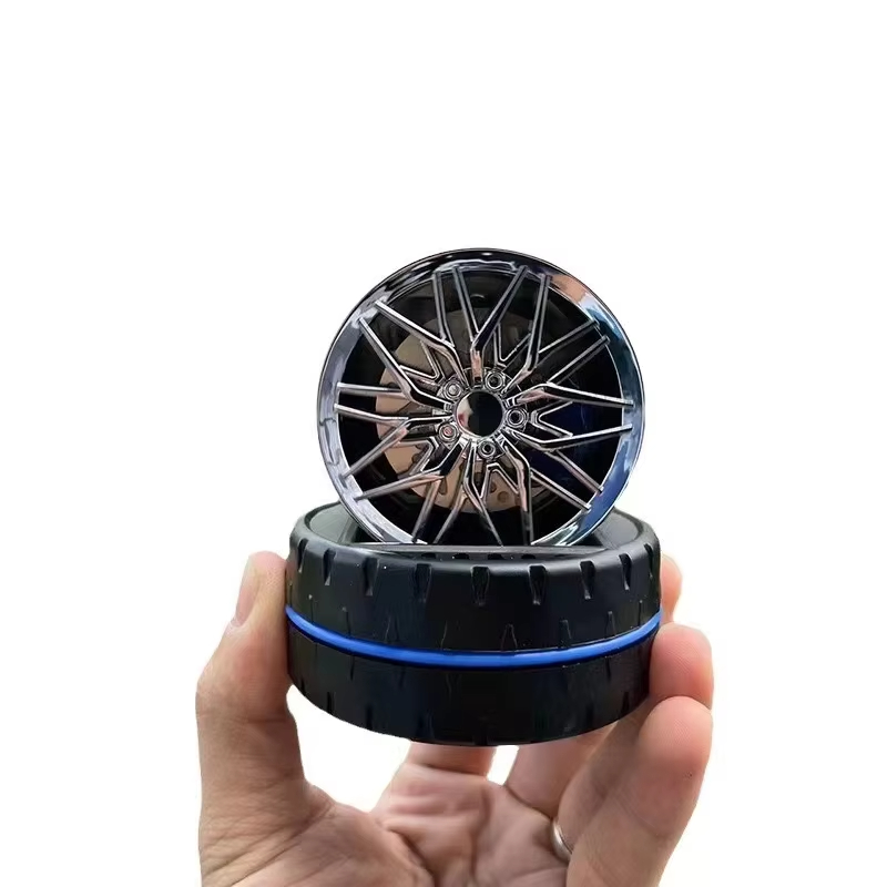 Car mounted solar tire fragrance perfume solar tire rotating air freshener perfume purifier