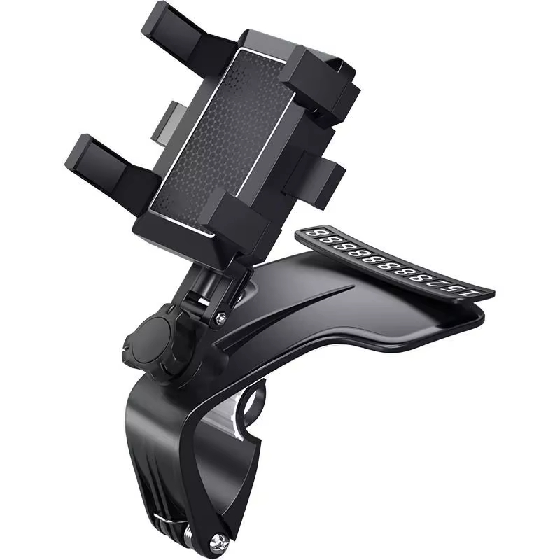 Car multi-function parking card 360 degree rotation dashboard car mobile phone bracket