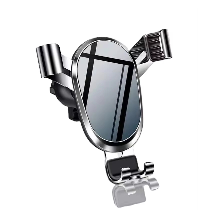 Car Navigation Bracket Air Vent Mobile Phone Holder Alloy Gravity Mobile Phone Holder Auto Sensing Car Mobile Phone Holder