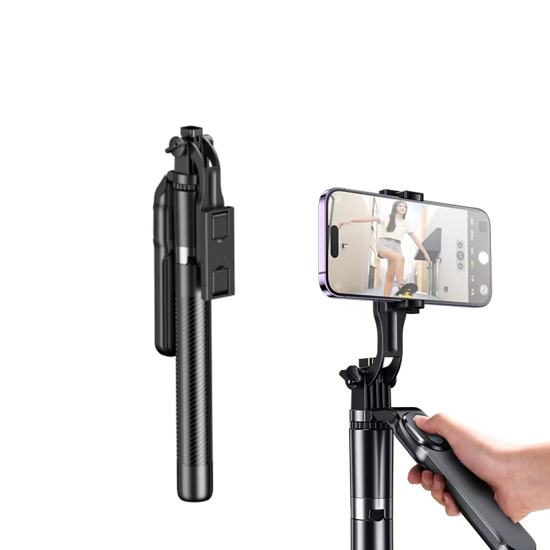 Flexible Mobile Stand Tripod Wireless Selfie Stick Can Be Freely Adjusted Horizontal Vertical Screen with Bluetooth onnection