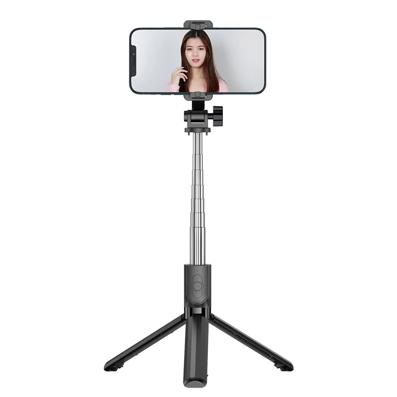 Shooting Video Tripod with Bluetooth Contion New Factory Selfie-Stick for Mobile Phone Stand and Wireless Features
