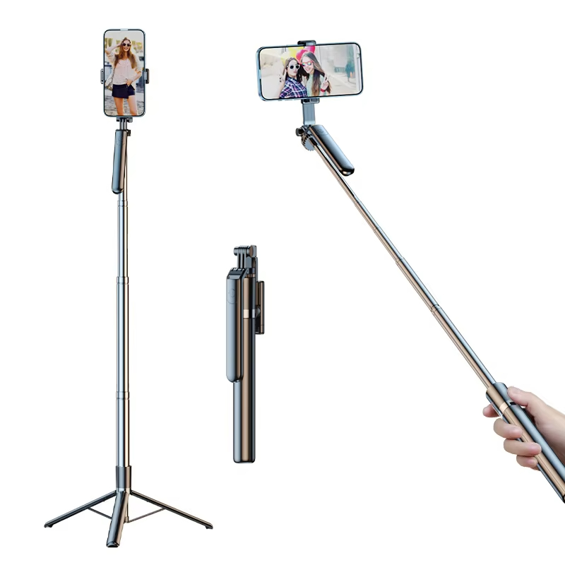 Portable Selfie Stick Tripod Flexible Wireless Remote Control Real Shot Horizontal Vertical Shooting Compatible Mobile Phones