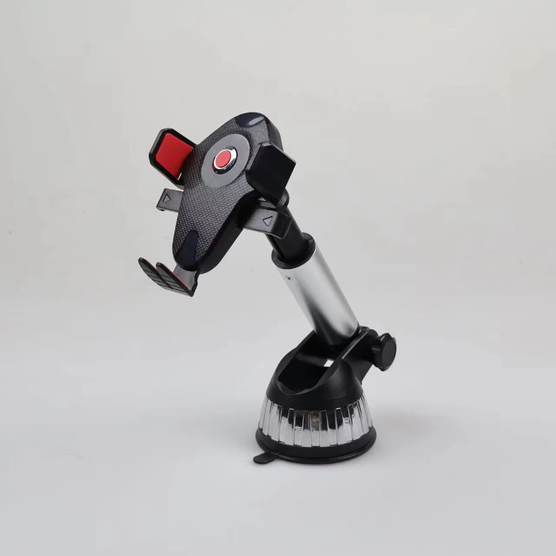 Car telescopic long-rod mobile phone holder Center console windshield suction cup mobile phone holder