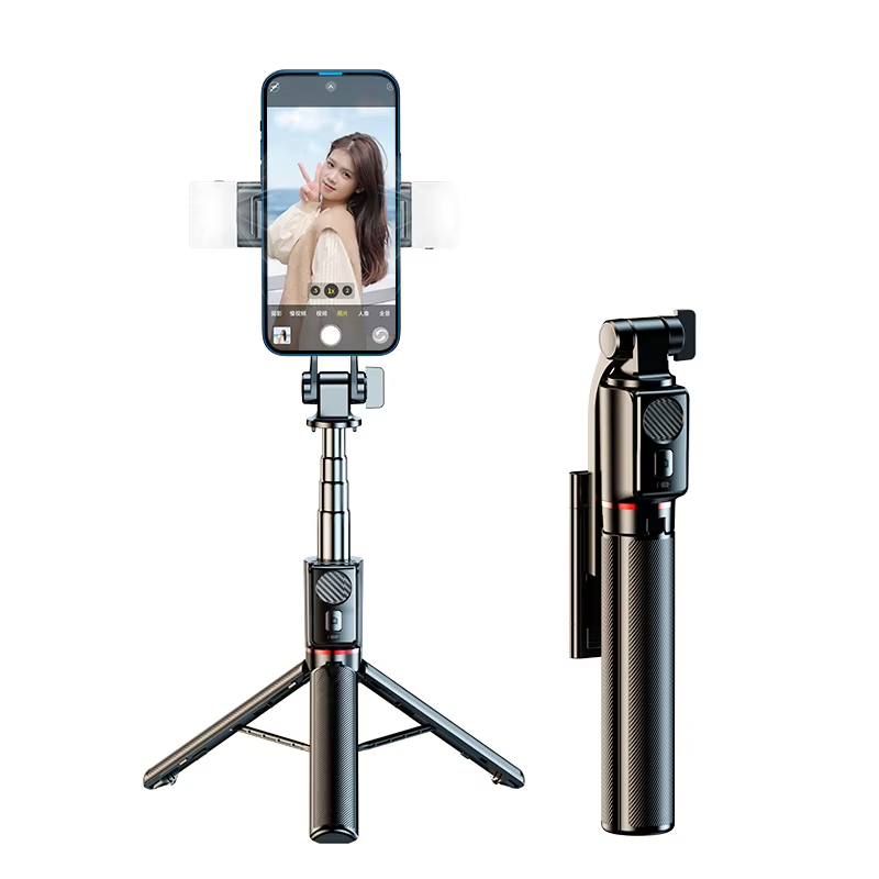 Wholesale 170cm Portable Multifunctional Folding Mini Wireless Selfie Sticks Tripod with Light Filling Shutter Remote Control