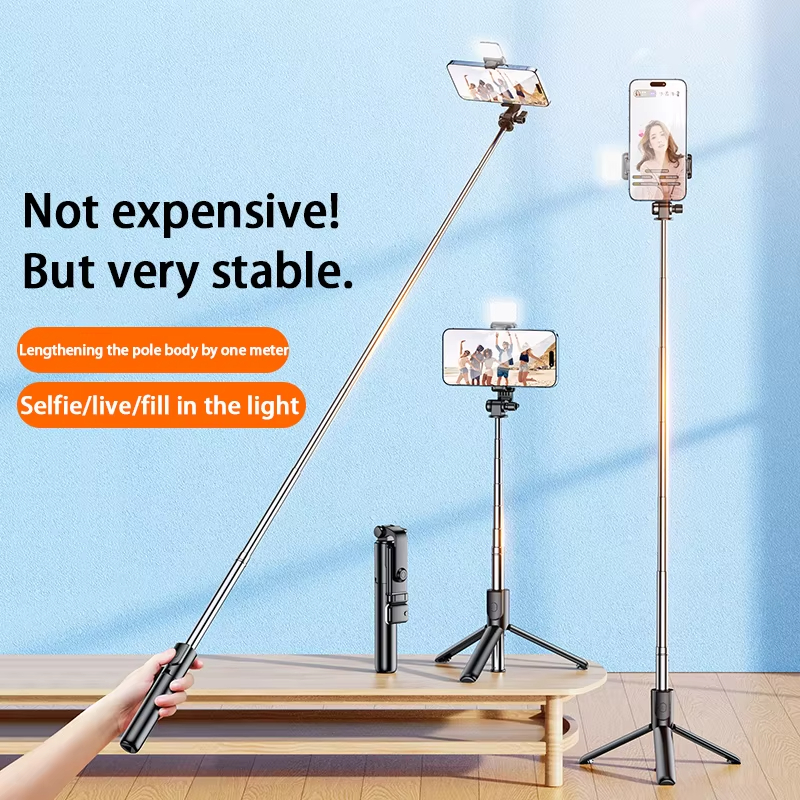 Portable Tripod Stands Flexible Selfie Stick Outing Travel Selfie Carrying Easy_Bluetooth connection
