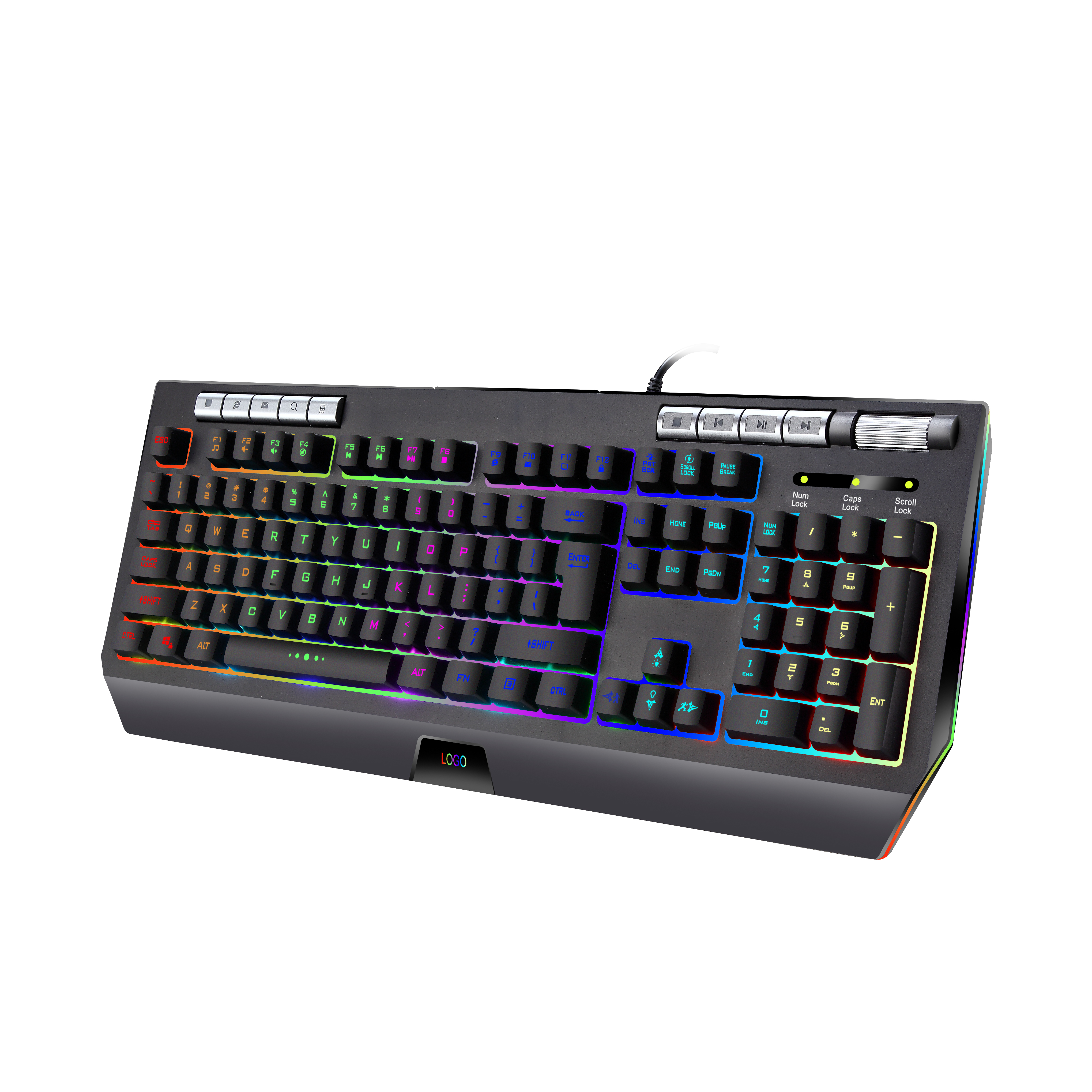 Hot Sale Factory Price RGB Mechanical Keyboard 104 Keys Backlit Wired Gaming Keyboards Teclado Gamer Keyboard Gaming