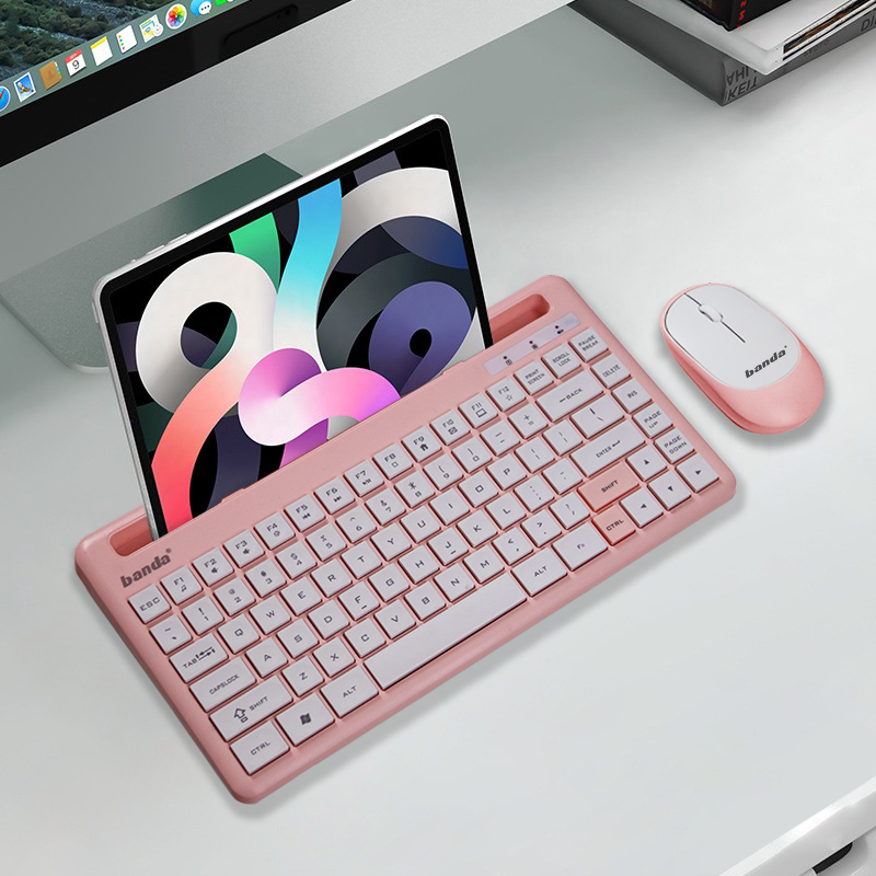 Hot Sale 2.4G Wireless Keyboard and Mouse Portable Mini Keyboard Mouse Combo Set For Notebook Laptop Mac Desktop PC Computer