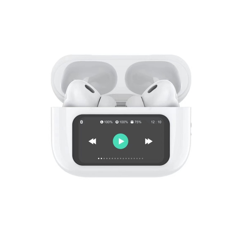 Full Color Touch Screen ANC+ENC Noise Reduction TWS Earbud T9 Pro