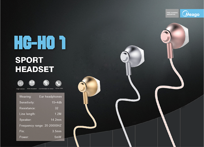 MEAGO-SPORT HEADSET Earphone