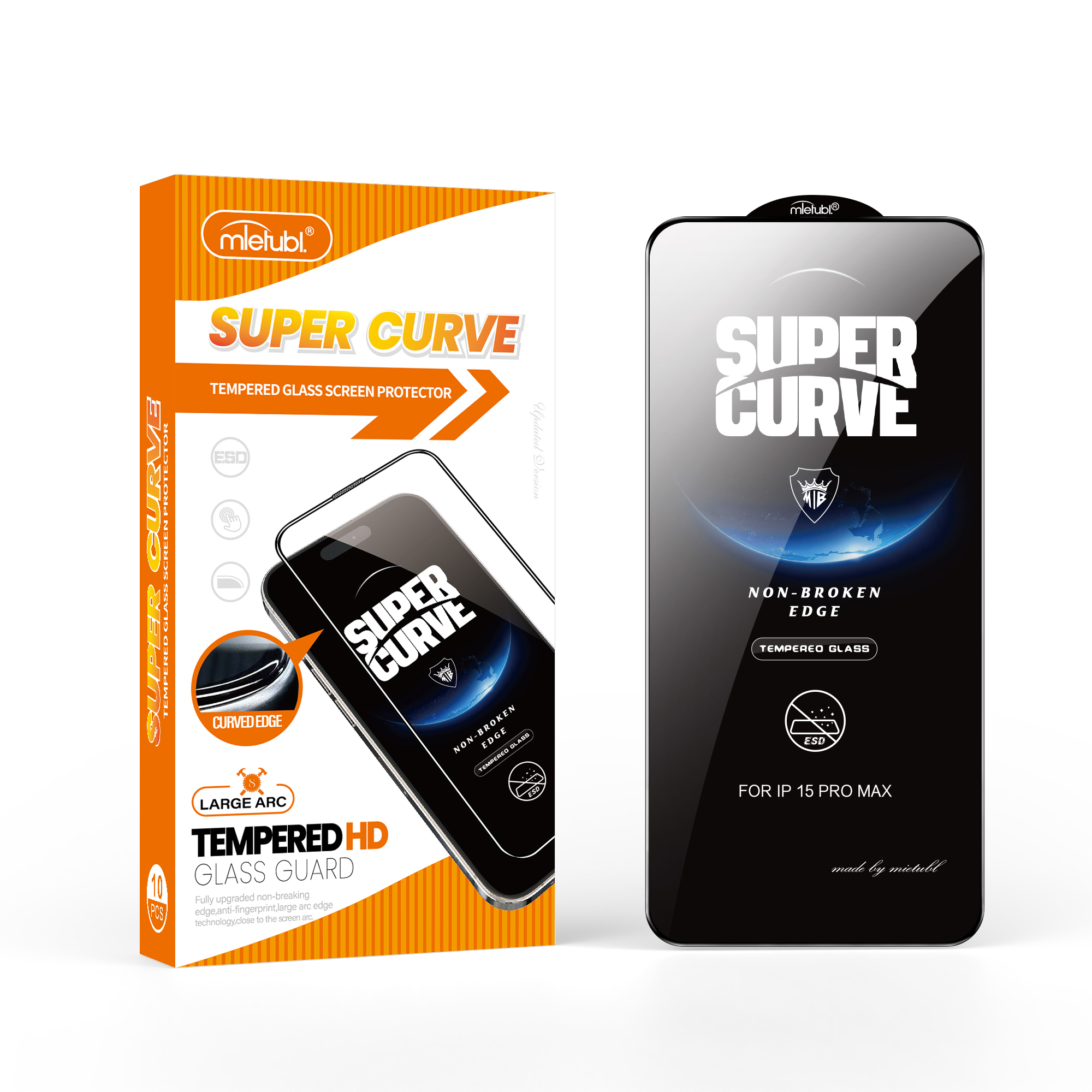 Mietubl Super Curve Double Arc Tempered Glass