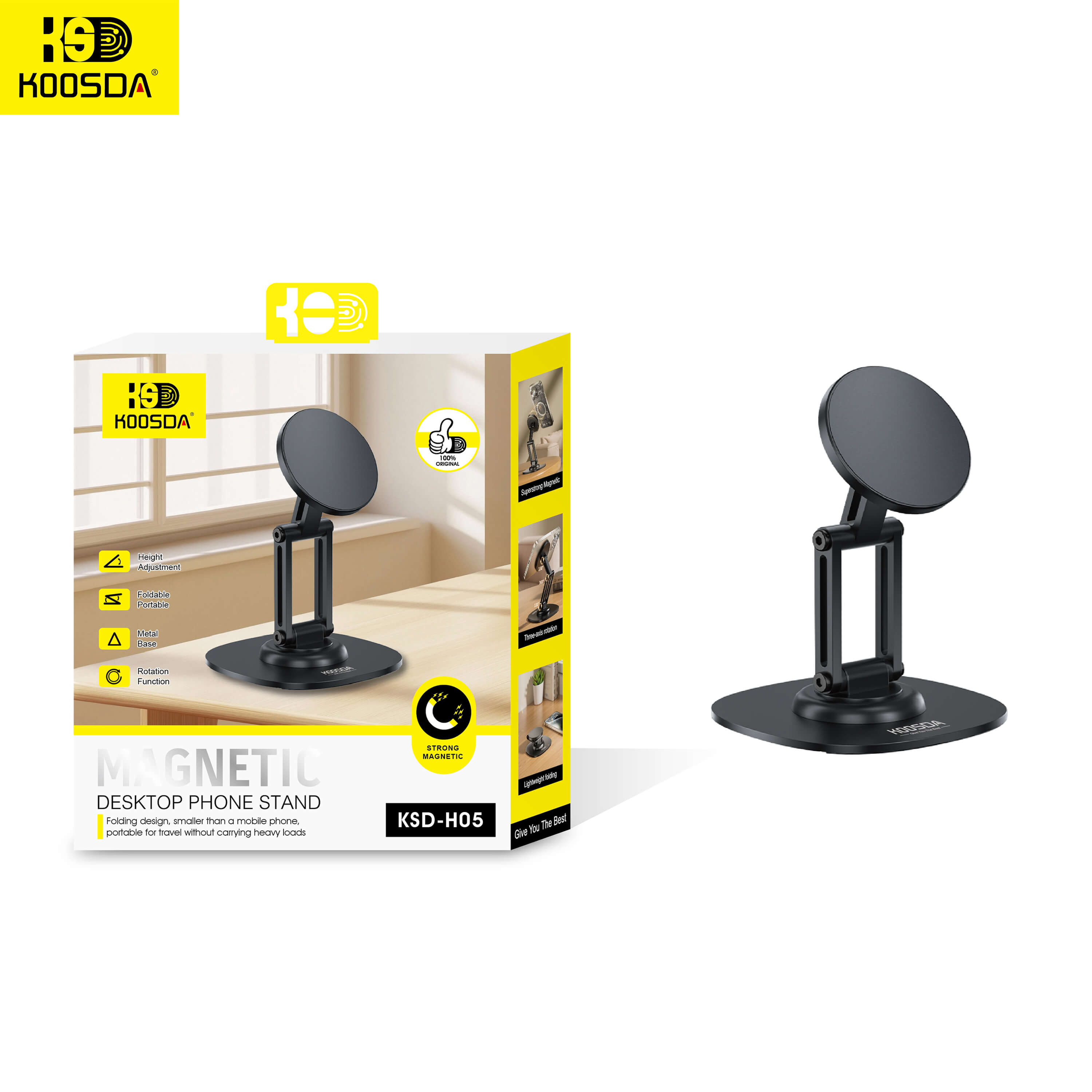 KOOSDA - phone holder magnetic desktop - KSD-H05