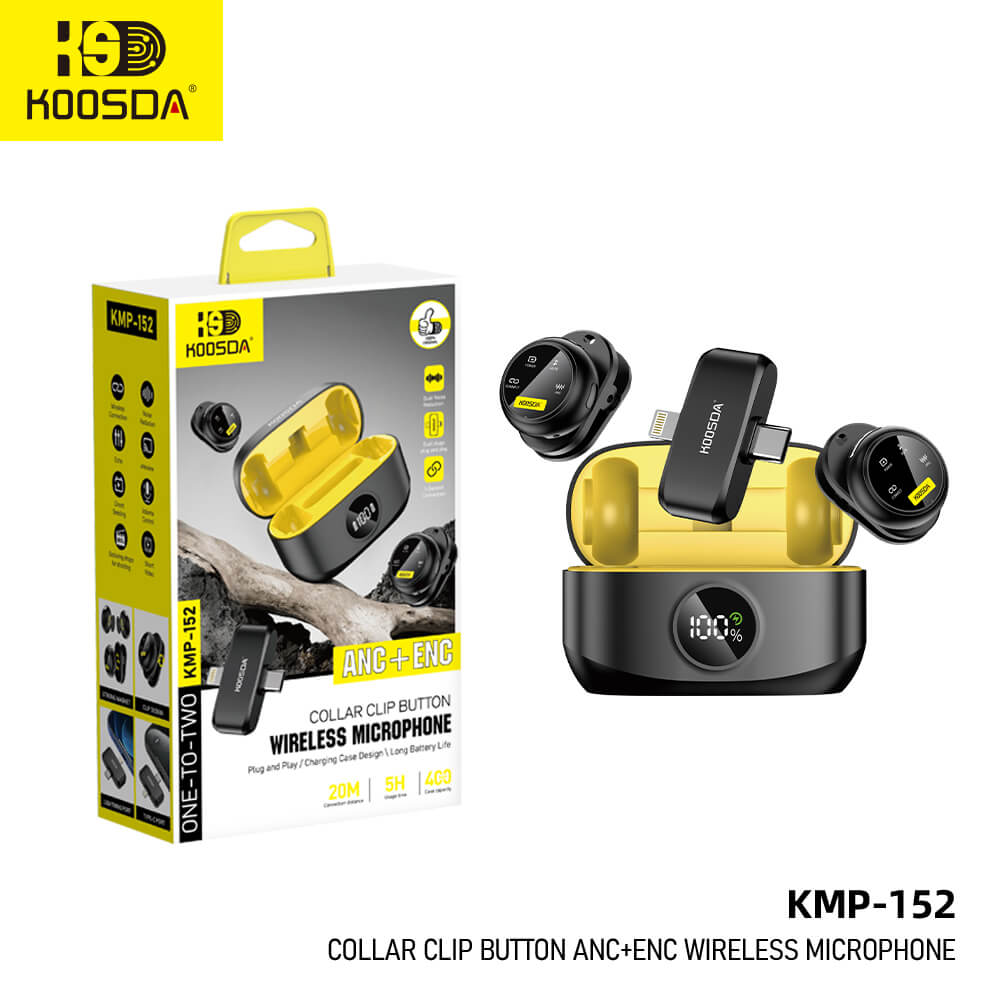 KOOSDA - wireless microphone lavalier microphone lapel microphone - KMP-152