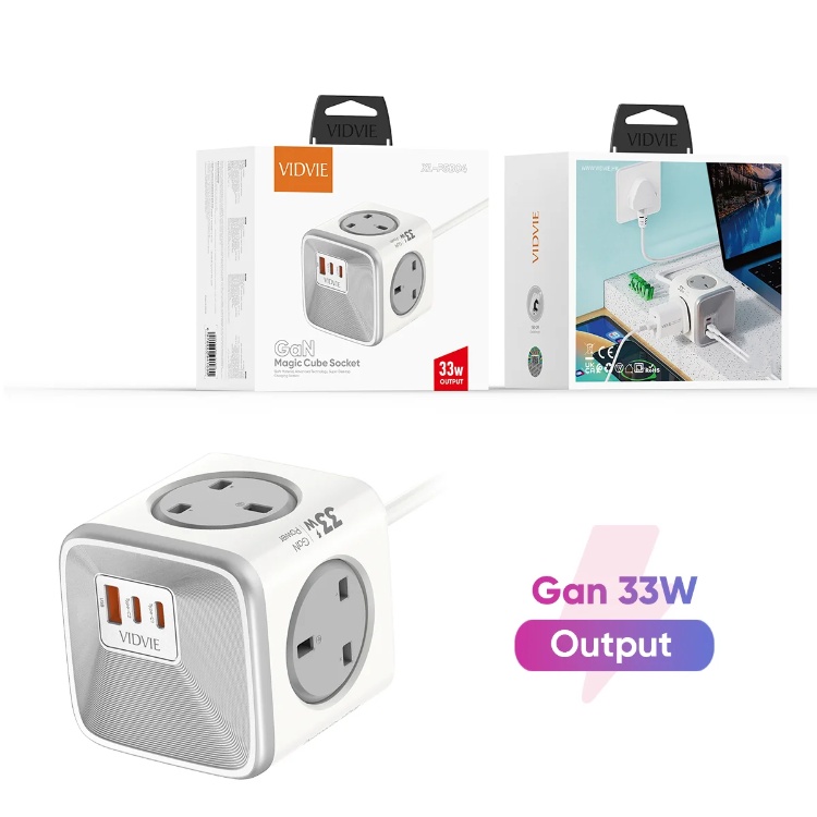 VIDVIE XL-PSB04 GaN 33W Magic Cube Socket