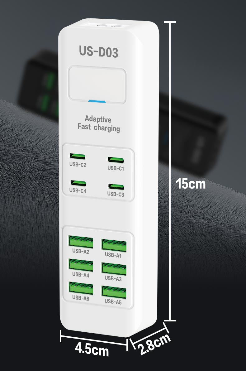 UDS--Fast charging PD55W portable charging socket